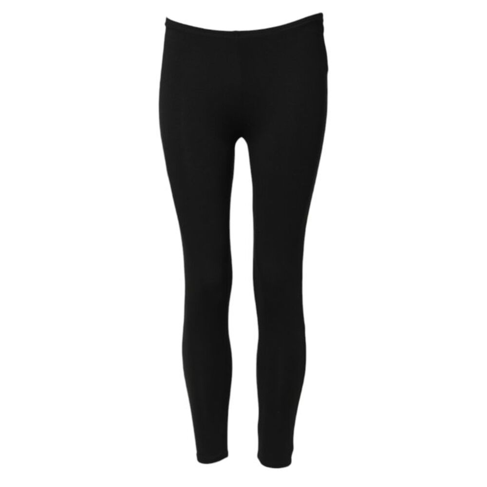 Alpha Massimo Rebecchi Black Skinny Mid Waist Leggings Cropped Trouser Women's